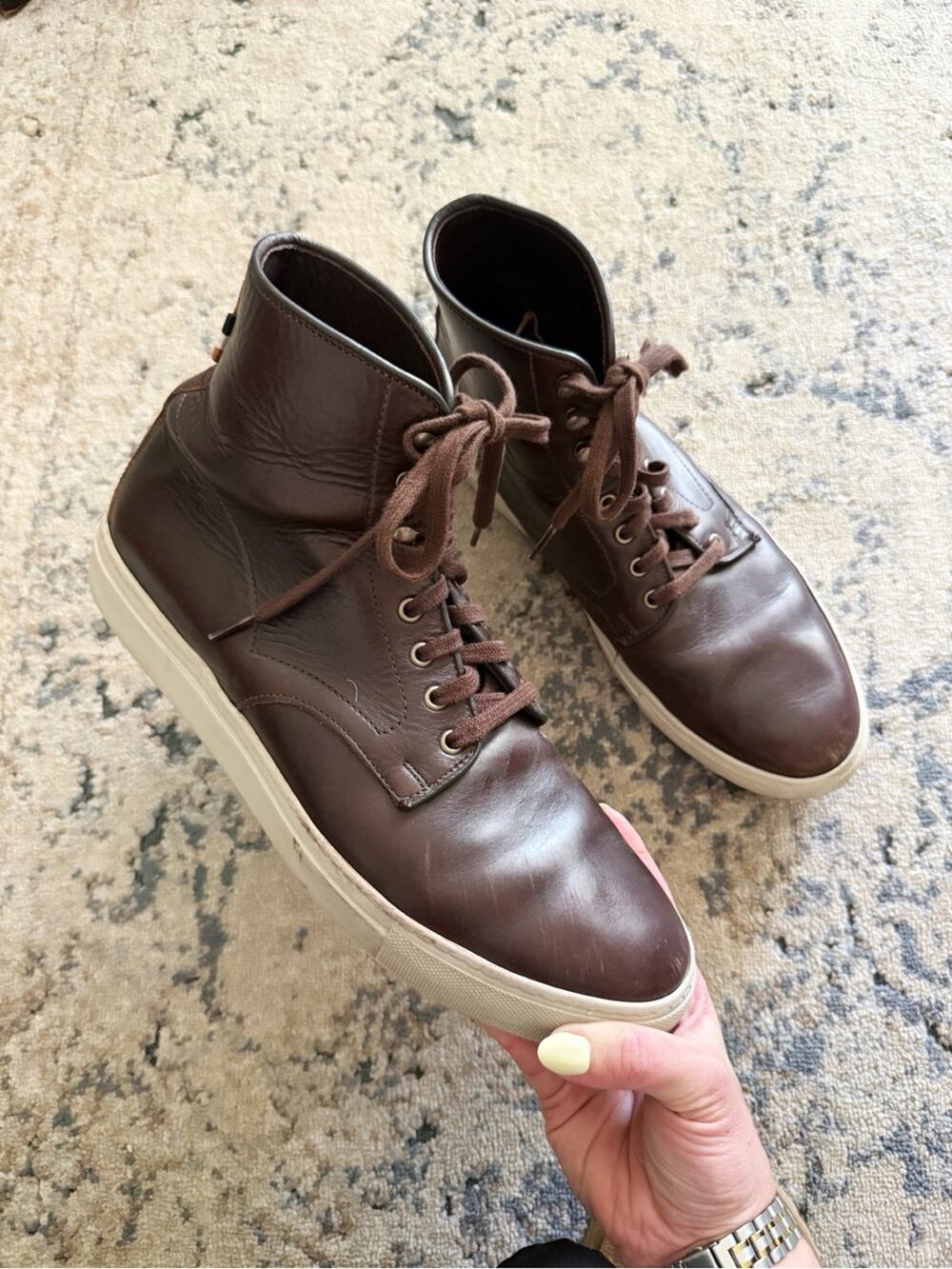 Men's Allen Edmonds Higgins Mill Sneaker Sz 10